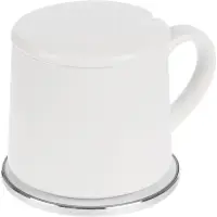 Кружка с подогревом и беспроводной зарядкой Dual Base ver. 2.0 Matt, белая Кружка с подогревом и беспроводной зарядкой Dual Base ver. 2.0 Matt, белая