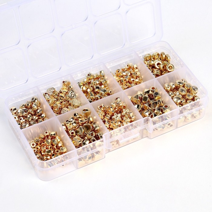 Набор для создания украшений &laquo;Роскошные бусины&raquo;, набор 500 шт., 10 видов бусин