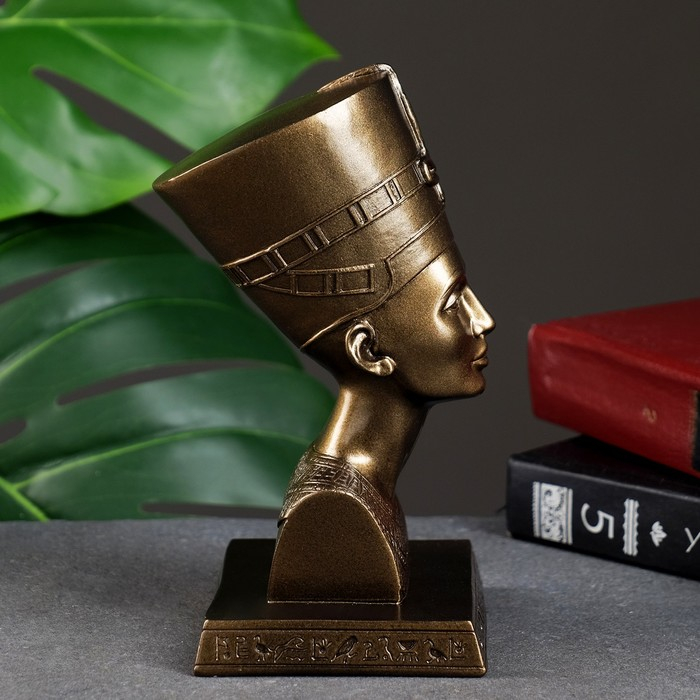 Фигура Фигура "Нефертити" бронза 10х17х9см