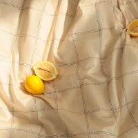 Постельное бельё Этель 2 сп Cage: beige, 175х215 см, 200х215 см, 50х70+3 см-2 шт, мако-сатин, 114г/м2