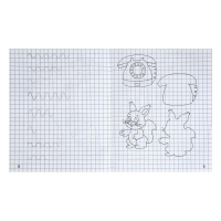 Рабочая тетрадь &laquo;Дошкольные прописи в клетку&raquo;, часть1