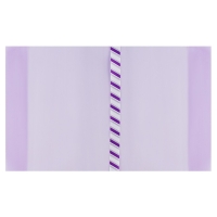 Набор обложек ПЭ 5 штук, 255 x 430 мм, 200 мкм, для учебников, универсальная, с закладкой, МИКС