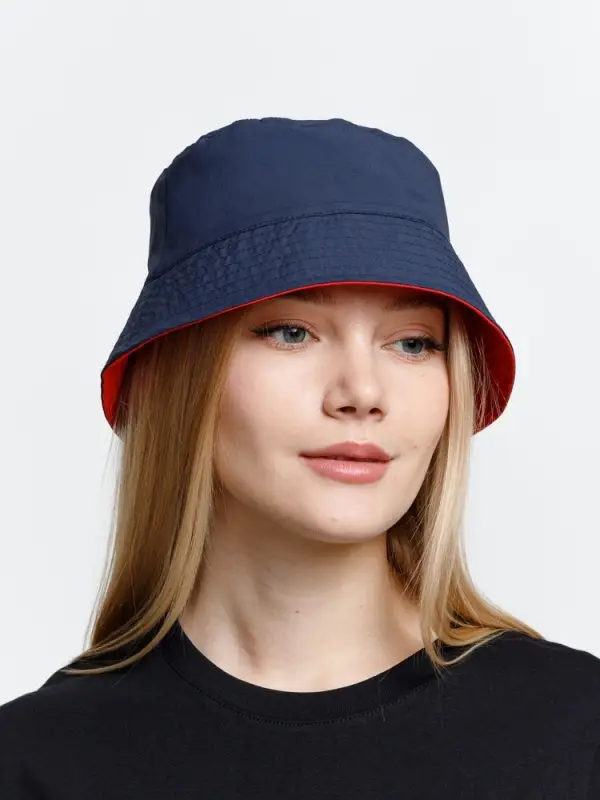 Панама Nylon двусторонняя, темно-синяя с красным, размер S/M Панама Nylon двусторонняя, темно-синяя с красным, размер S/M