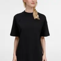 Футболка оверсайз унисекс Sinkopa, черная, размер XS/S