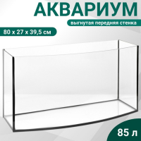 Аквариум "Телевизор" без крышки, 85 литров, 80 х 27 х 39,5 см Аквариум "Телевизор" без крышки, 85 литров, 80 х 27 х 39,5 см
