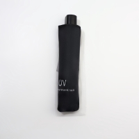 Зонт механический &laquo;Однотонный&raquo;, 4 сложения, 8 спиц, R = 47/55 см, D = 110 см, цвет чёрный