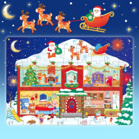 Светящийся пазл «Новогодние хлопоты», 63 детали Светящийся пазл «Новогодние хлопоты», 63 детали