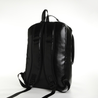 Рюкзак школьный на молнии, цвет чёрный