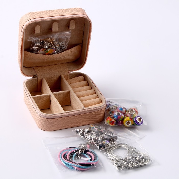 Набор для создания детской бижутерии в шкатулке &laquo;Яркая радость&raquo;