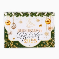 Календарь 2025 настенный, на спирали &laquo;Новый год: Добро пожаловать&raquo;, 34 х 24 см