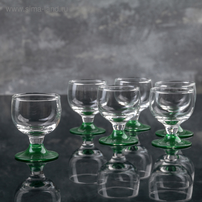 Набор рюмок &laquo;Весенний дождь&raquo;, 35 мл, МИКС