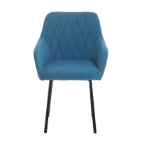 Стул "Либерти", Велюр бирюза/Черный
