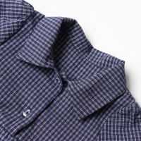 Платье Крошка Я "Клетка", рост 86-92, синий