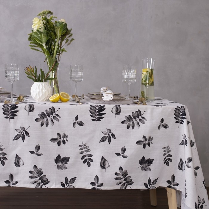 Скатерть Этель "Impression" 149х250 см, 100% хлопок, репс 210 г/м2