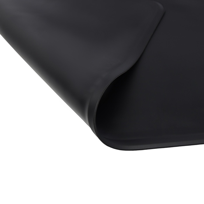 Коврик силиконовый под миску, 47 х 30 см, чёрный