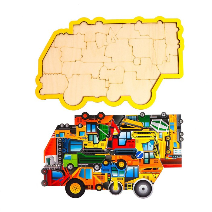 Головоломка &laquo;Строительная техника&raquo;