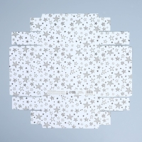 Коробка подарочная, упаковка, &laquo;Звёзды&raquo;, 23.5 х 20.5 х 5.5 см