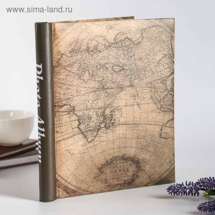 Фотоальбом  магнитный на 10 листов "Карта" 23X28см