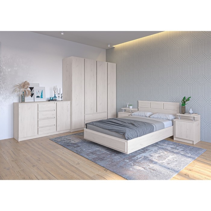 Кровать Зара 1600х2000 крафт белый