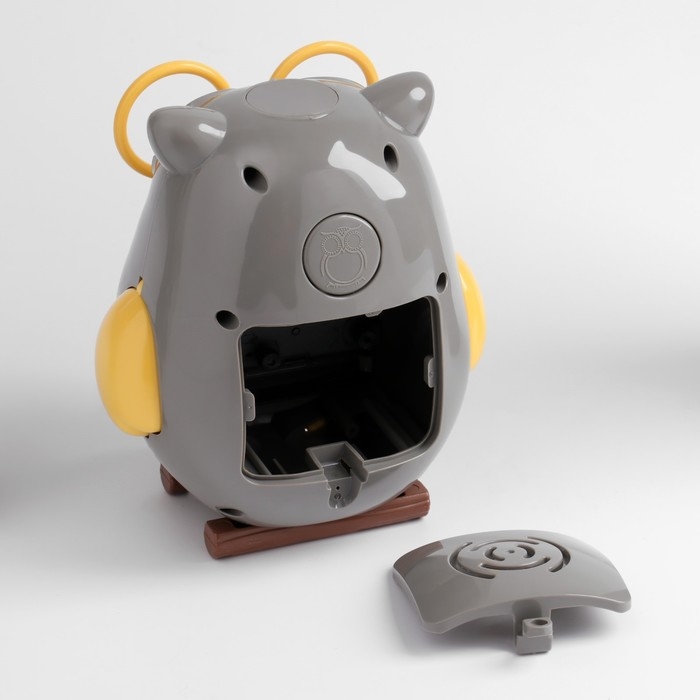 Часы - будильник настольные "Сова", дискретный ход, циферблат d-7.5 см, 13 х 11 см, 2AА