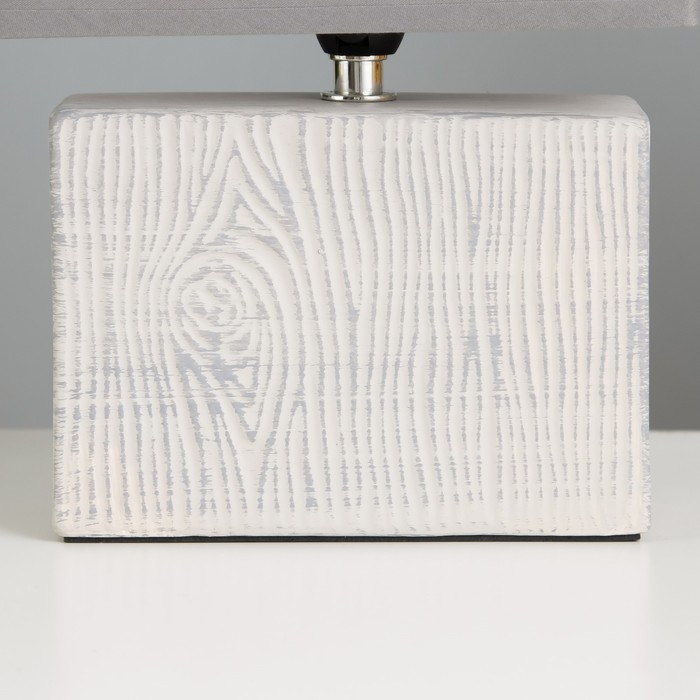 Настольная лампа "Дивея" Е14 40Вт серый 10х17х29 см RISALUX