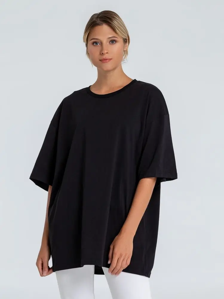 Футболка оверсайз &laquo;Внутренний Рим&raquo;, черная, размер XS/S