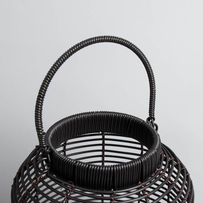 Настольная лампа "Бурмис" Е27 15Вт черный 23х23х40 см RISALUX