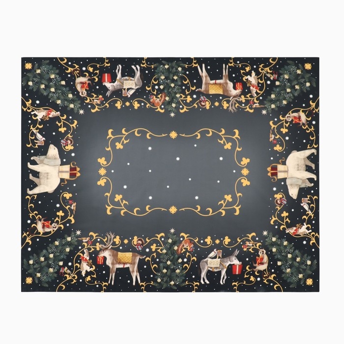 Набор столовый Fairy tale скат.150х110см +/-3см с ВГМО, салф.40х40см-4 шт, 100%хл