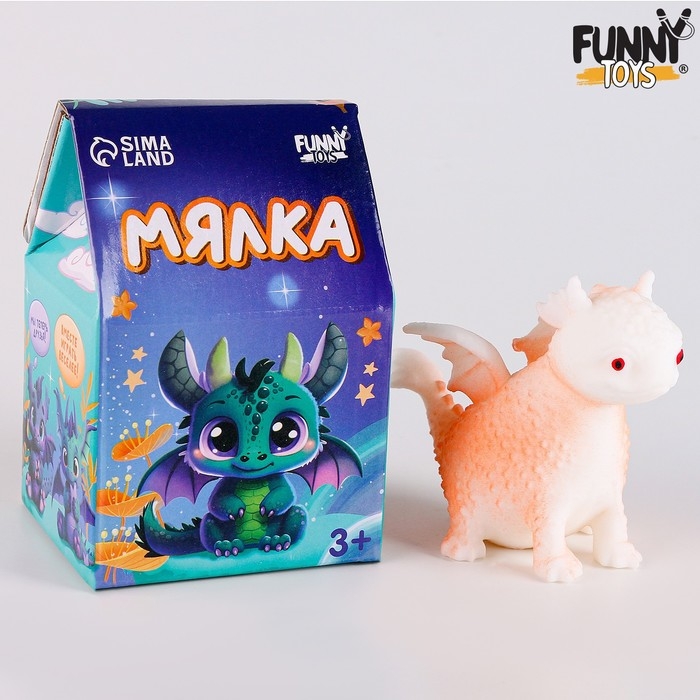 Антистресс сквиш мялка «Дракон», с пастой Антистресс сквиш мялка «Дракон», с пастой