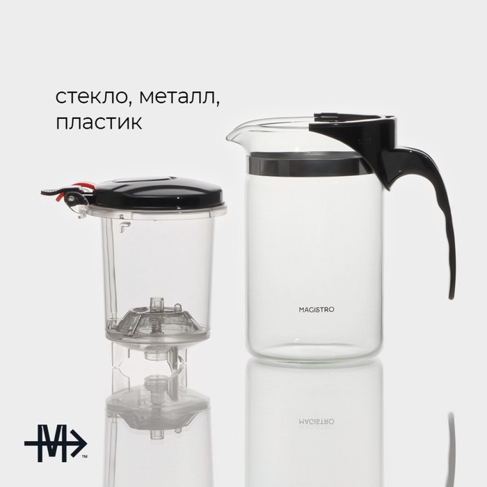 Чайник заварочный Magistro &laquo;Бенито&raquo;, 500 мл, с ситом