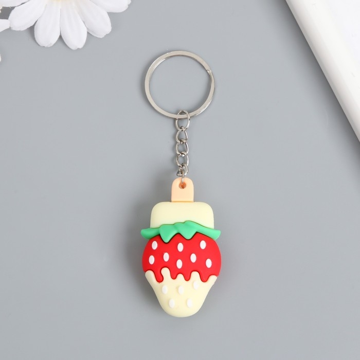 Брелок резина Брелок резина "Фруктовое эскимо" МИКС 5,7х3,3х2 см