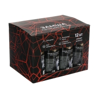 Замша протирочная 43х32 см в тубе, серый, набор 12 шт