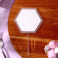 Набор для украшения: топпер «С днём рождения» 1 шт, кольцо для салфеток 1 шт, МИКС Набор для украшения: топпер «С днём рождения» 1 шт, кольцо для салфеток 1 шт, МИКС