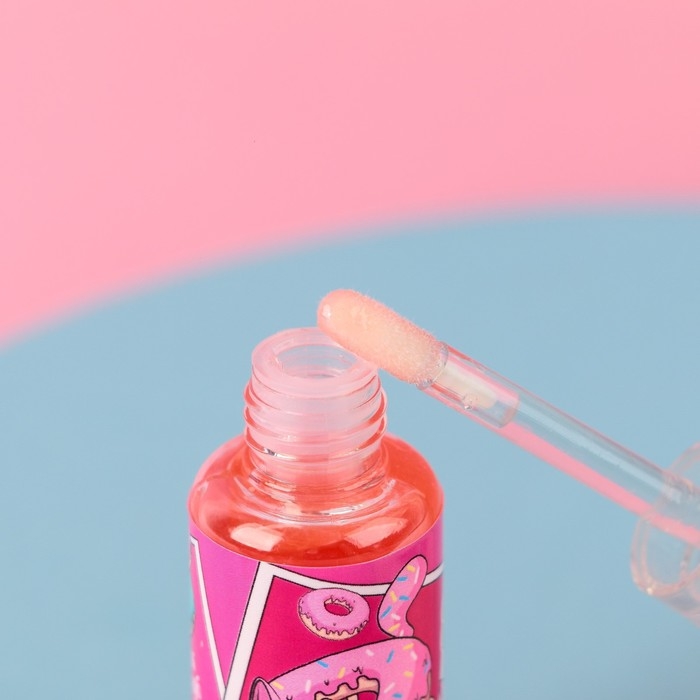 Набор детской косметики «Сладкие котики», блески для губ, косметичка, заколки Набор детской косметики «Сладкие котики», блески для губ, косметичка, заколки