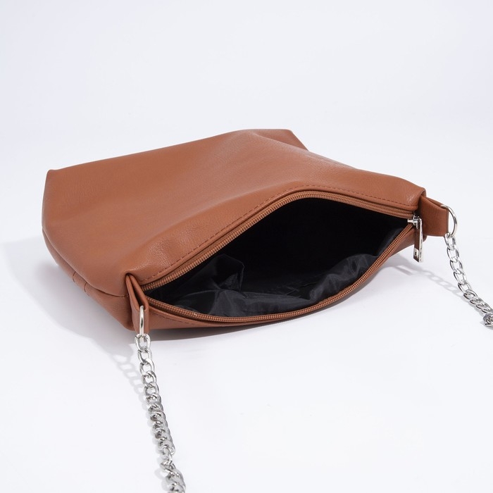 Сумка кросс-боди на молнии, цвет рыжий Сумка кросс-боди на молнии, цвет рыжий