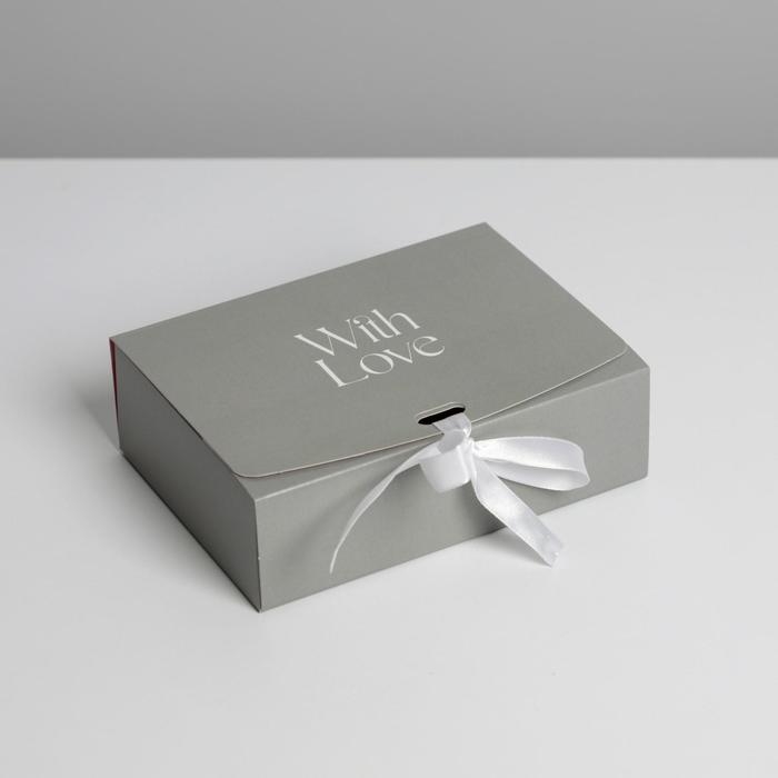 Коробка подарочная складная двухсторонняя, упаковка, &laquo;Текстура&raquo;, 16,5 х 12,5 х 5 см