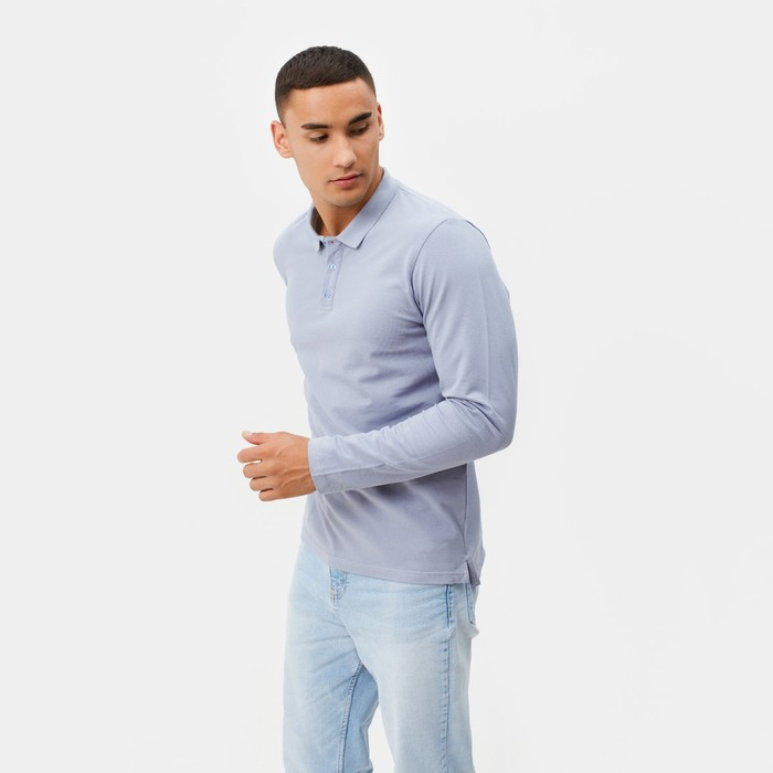 Джемпер мужской из пике MINAKU цвет серый, р-р 46