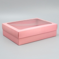Коробка подарочная, упаковка, &laquo;Розовая&raquo;, 32 х 24 х 9 см