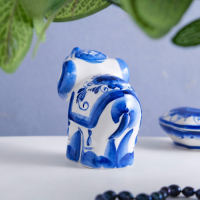 Сувенир &laquo;Слон Тоша&raquo;, 9х11 см, гжель