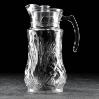 Кувшин «Лия», 1,6 л, 17×12,5×25,5 см, стекло, прозрачный Кувшин «Лия», 1,6 л, 17×12,5×25,5 см, стекло, прозрачный