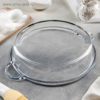 Форма для запекания и выпечки из жаропрочного стекла Borcam, 1,8 л