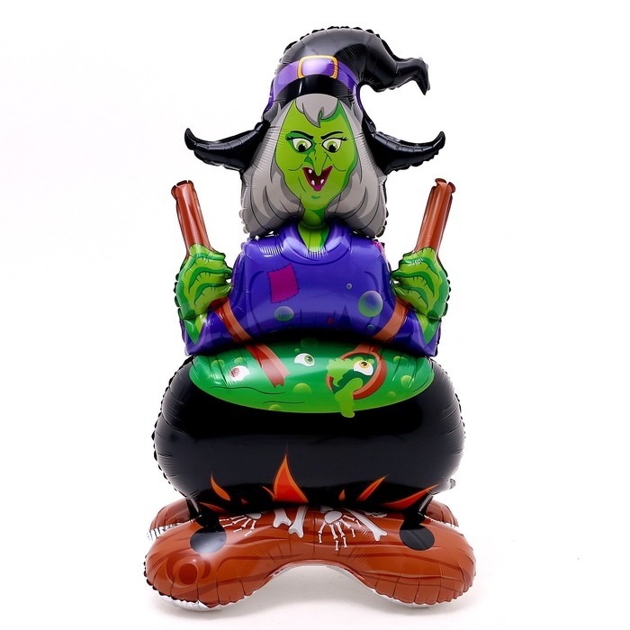 Шар фольгированный 50" &laquo;Милая ведьмочка&raquo;, на подставке, под воздух