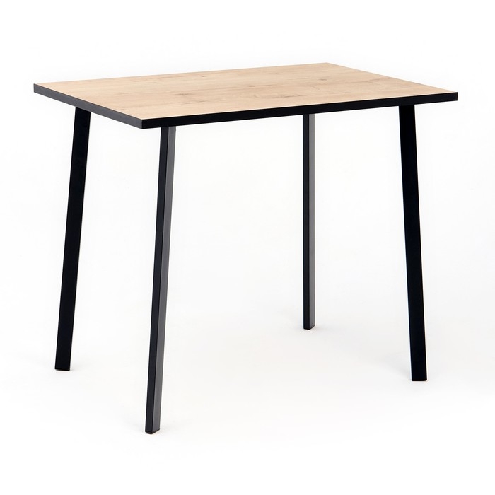 Стол обеденный МОДЕРН МИНИ LAKSI, 892х585х750, чёрный /дуб ирландский