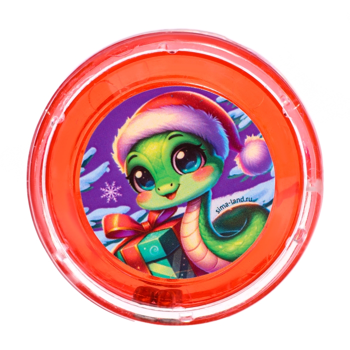 Новый год. Йо-Йо «Играем вместе», змейки, d= 5,5 см Новый год. Йо-Йо «Играем вместе», змейки, d= 5,5 см