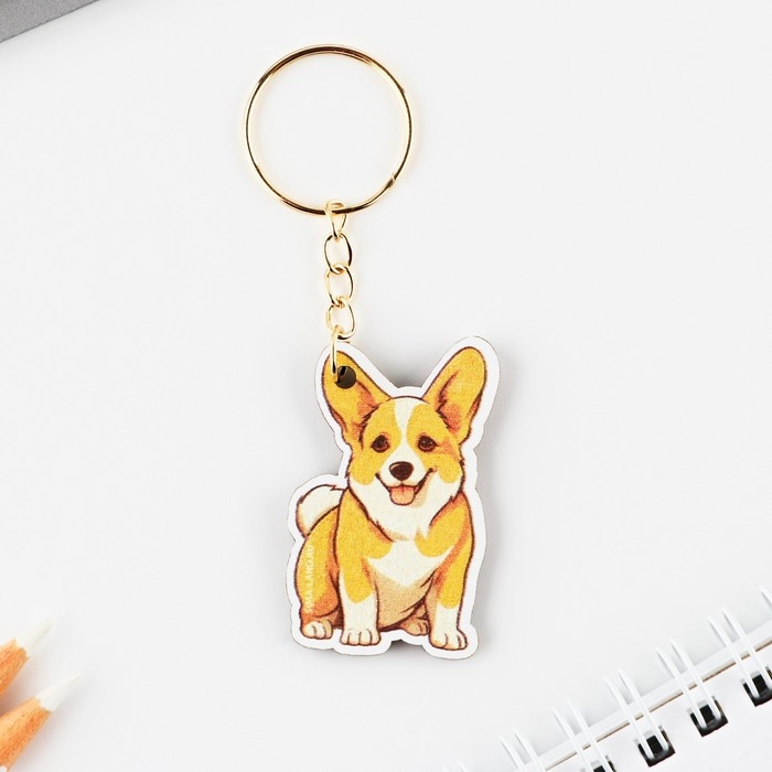 Подарочный набор блокнот и брелок «Корги» Подарочный набор блокнот и брелок «Корги»