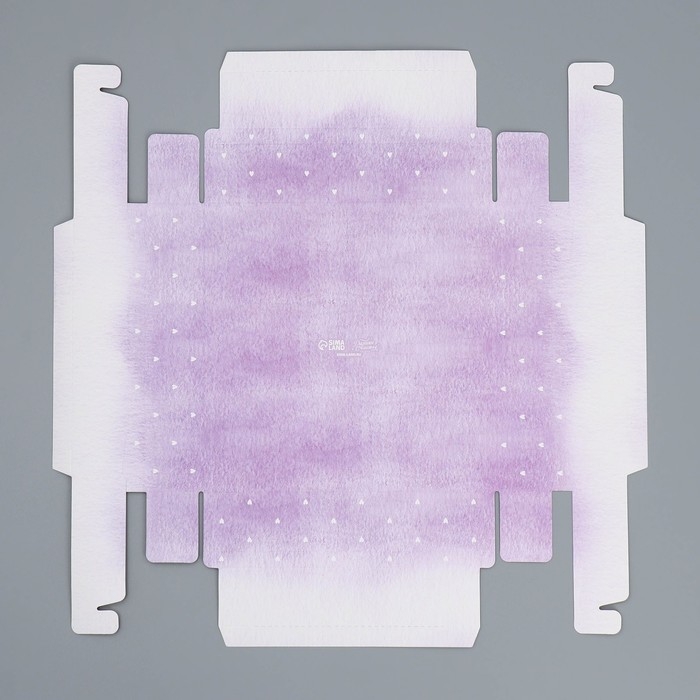 Коробка для конфет, кондитерская упаковка, 16 ячеек &laquo;От всего сердца&raquo;, 18.9 х 18.9 х 3.8 см