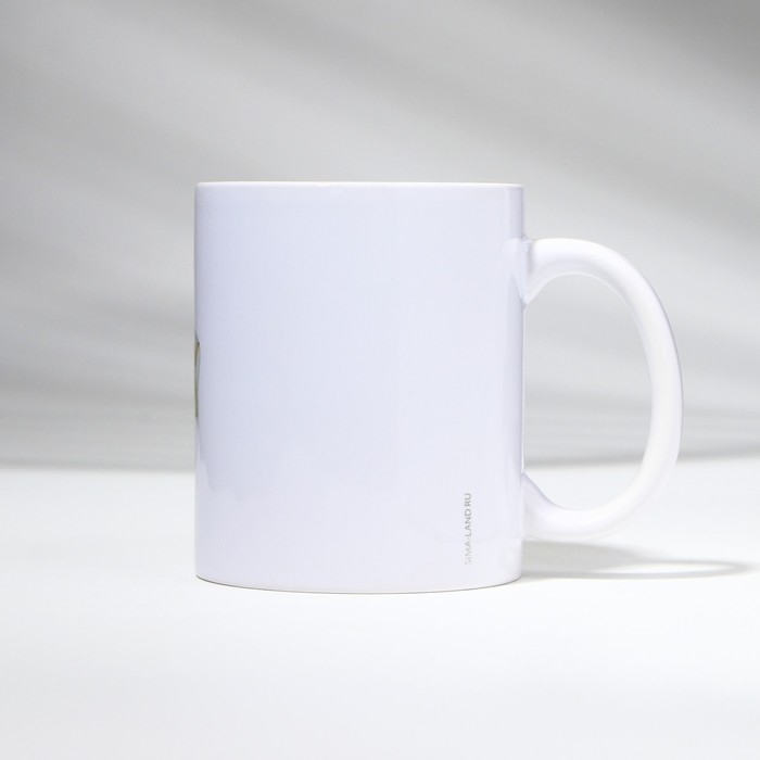 Кружка новогодняя керамическая &laquo;Снежный ангел&raquo;, 320 мл, цвет белый