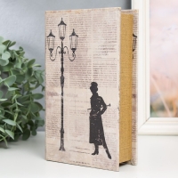 Сейф-книга дерево кожзам "Фонарный столб" 21х13х5 см Сейф-книга дерево кожзам "Фонарный столб" 21х13х5 см