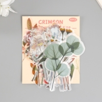 Наклейки для творчества пластик PVC "По лесным тропам" набор 40 шт 9х10.5 см