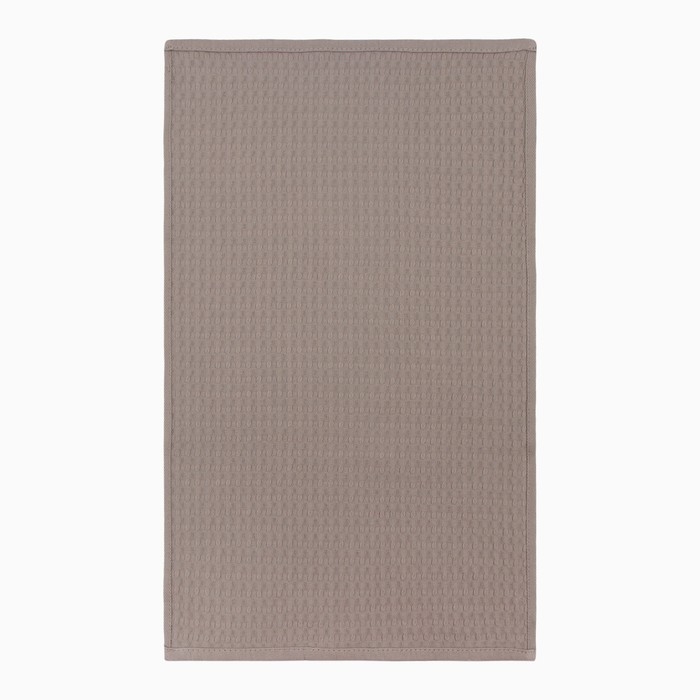 Набор кухонных полотенец Доляна, цвет тёмно-серый, 35х60см-2шт, 100% хл, вафля, 220 гр/м2